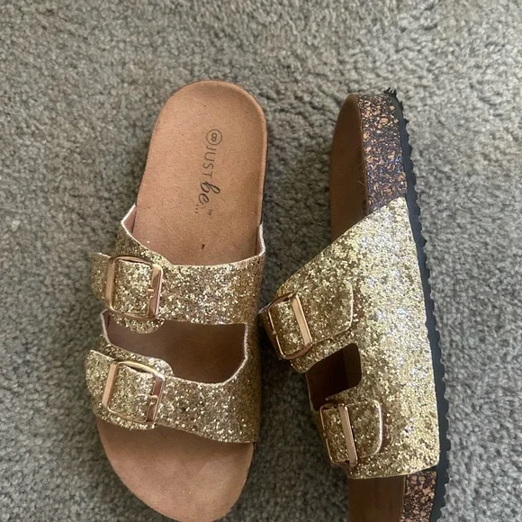 Gold Sandals - Picture 3 of 7